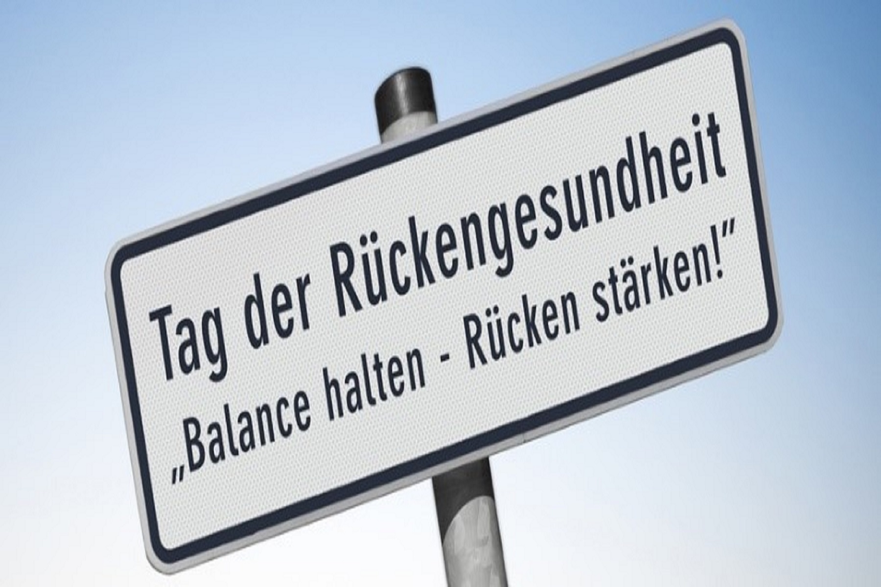 Tag Der Rückengesundheit Am 15.03.2020
